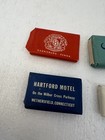 Vintage Hotel Motel Advertising Lot Bath Soap Miami Beach Hartford Ct Travel Nos
