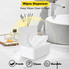 Wipes Dispenser Compatible With Cottonelle  Refillable Wipe Holder  Flushable   