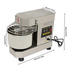 Commercial Dough Mixer 360   Mixing Dough Kneading Machine Spiral Stirring Rod