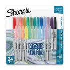 Sharpie Mystic Gems Permanent Markers Fine Tip Assorted 24 pack  2136727 