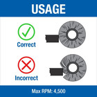 183020 - 8  X 3 4  X 2   1 2   5 8  Crimped Wire Wheel   014 Carbon Steel Wire