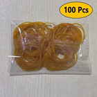 High Elastic Yellow Rubber Bands 38mm     Durable Set Of 100