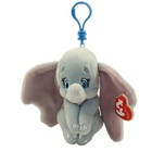 Ty Beanie Baby Dumbo Disney Elephant 3 5  Plush Key Clip Mwmts