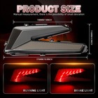 Led Taillights Assembly Red Led Brake Stop Lights For 17-25 Can-am Maverick X3 
