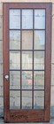 2 Avail 64 x84  Pair Antique French Double Wood Wooden Doors Window Wavy Glass