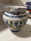 Mexican Talavera Hand Painted Pottery Pitcher
