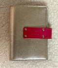 Opened  Unused  Yellowed Kate Spade New York System Planner Cover  Gold