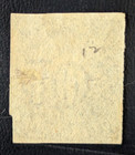 Chile 1853-1865 10c Blue Classic  colon  Imperforate Used Sc 12 