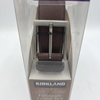 New - Brown Kirkland Signature Full Grain Leather Belt   Buckle- Brown Size 40 