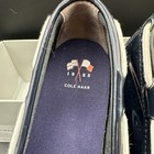 Cole Haan Women Boat Sneaker Moc Shoes 9b  Navy Blue Patent Leather White Sole