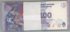 Argentina 100 Pesos 2012 P 358 Unc Uncirculated Banknote Evita Bundle Ca