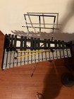 Metal Xylophone Bell Kit W  Sheet Music Stand  Drum Attrachment   Carrying Case