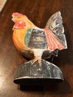 Vintage Folk Art Wooden Rooster chicken