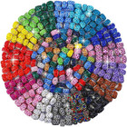 120 Pieces Large Hole Beads Spacer Bead Mixed Color Assorted European Craft B   