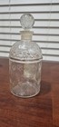 Vintage Guerlain Bee Pattern Perfume  Bottle Empty Made In France Lable Intact
