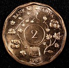 Uganda 1987 2 Shillings 1 Year Type Unc bu Km  28 Random Pick  1 Coin   23 975 