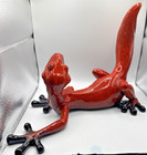 Rare Kitty s Critters Fresa Gecko Red Black Figure Xlarge Almost 13   