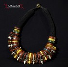 Fine Berber Necklace     Zinder Crosses   Khourb Ring     Pre Sahara Region  Morocco