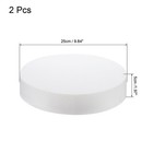 Round Foam Cake Dummy 10 Inch X 2 Inch Circle Dummy Cake Set For Wedding 2 Pack
