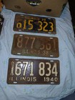 Illinois License Plate U Pick Vintage Or Special Event  28 Each Free Ship  
