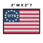 American Flag Embroidered Patch Hook Bennington New 1776 Usa Us Applique New