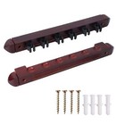 6 8 12 Billiard Pool Cue Stick Wall Mounted Rack  several Colors Available 
