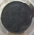 1876 H 1 Cent Newfoundland  xf Details  Cleaned 