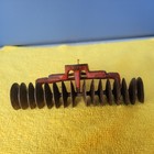 Arcade Cast Iron Toy Disc Harrow Tiller Farm Implement Vintage Antique Complete