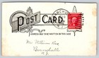 Black Americana Humor Postcard  buttinsky And His Brother Billy -a Billy Goat
