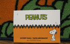 Happy Harvest Peanuts Accent Rug 100  Poly 20  X 32   Snoopy   Charlie Brown New