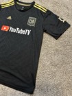 Adidas Replica Jersey Men L Black Los Angeles Fc Lafc Mls Climalite Custom Name 