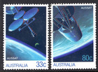 1986 33c   80c Aussat National Satellite System Stamps Australia X 20 Sets Of 2