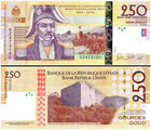 2023 Haiti 250 Gourdes P-276 Unc New Banknote