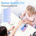 Electric Nail Drill File Professional 40000 Rpm   Rechargeable Electric Nail Fil