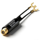 Gold Plated 75 To 300 Ohm Matching Transformer - Balun Adapter With F Female    