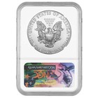 2017  1 1-oz American Silver Eagle Ngc Ms70 Brown Label