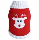 Doggie Design Dog Sweater Rudolph Christmas Red Size Xxs-3xl New