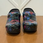 Dansko Pro Xp Nurse Clogs Professional Shoes Womens Eu 39 Color Pop Watercolor