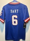 New  Jaxson Dart Youth Large  age 14-16  New York Giants Stitched Jersey