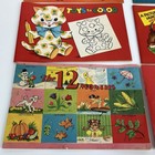 1950s Vintage Childrens Coloring Activity Books Lot Of 7 Ephemera Kitsch Used