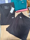 Figs Scrub Set  top pants    10 Color   Unisex  Size S-xxl  Minor Cosmetic Flaws
