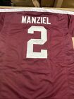 Johnny Manziel Autographed signed Texas A m Red Stat College Jersey Jsa