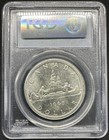 Canada - 1965 Type 1  Silver Dollar - Pcgs Ms63 - Lustrous   Choice Surfaces 