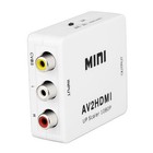 Rca Analog To Digital Hdmi Converter Stereo Audio Video Av Signal Adapter 1080p