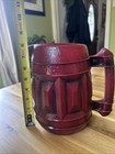 Vtg Rubbermaid Commercial Restaurant Pitcher Red 2 5 Qts Tankard beer Stein Euc 