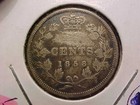 1858 Canadian 20 Cent Piece  Vg Or Better Detail