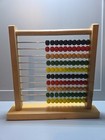 Melissa doug Abacus Wooden Colorful 100 Beads Educational Toy Addition Subtact 