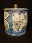 Vintage Daher Floral Tin Made In England Canister Flowers  design