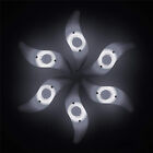 6 Pack Bike Spoke Led Lights Bicycle Wheel Light White Free Battery Led84w