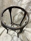 Early Original Vintage Industrial Steel 26x12  Metal Stool - No Seat